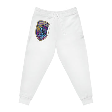 wearwolf flag white Athletic Joggers